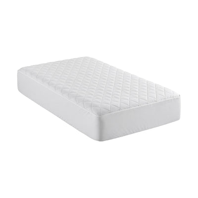 Giselle Waterproof Mattress Protector 100% Cotton Quilted Fitted Cover King Single
