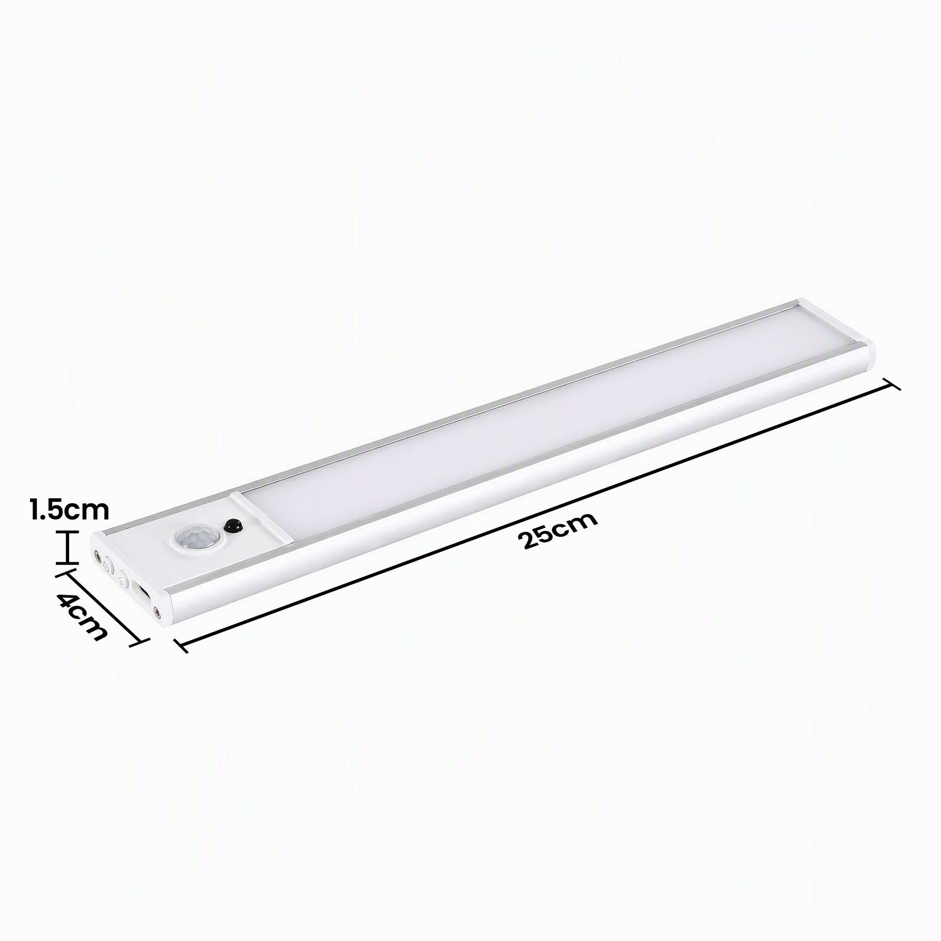 Artiss 4-Pack 25cm Motion Sensor Under Cabinet Lights, LED Closet Light with 5 Colors Dimmable Awezingly