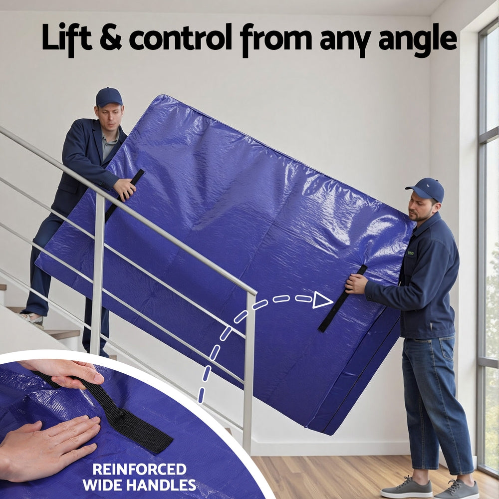 Atirss Mattress Bag Easy Moving Waterproof Storage Dust Cover Protector Double Awezingly