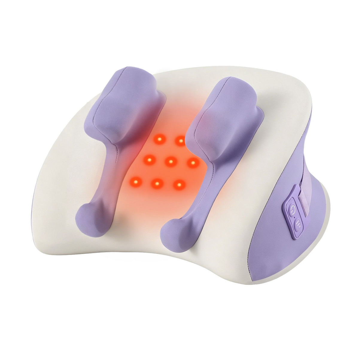 Livemor Neck & Shoulder Massage Pillow with Heat, Cordless 4D Kneading Massager for Home & Office Awezingly