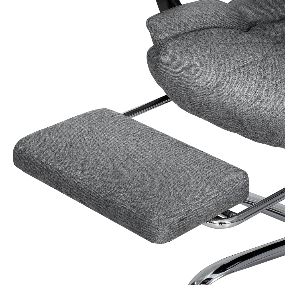 Artiss Executive Office Chair Footrest Grey Artiss