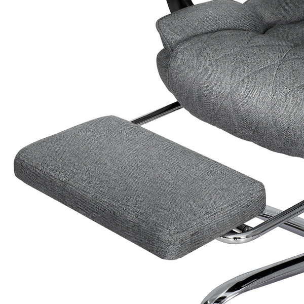 Artiss Executive Office Chair Footrest Grey Artiss