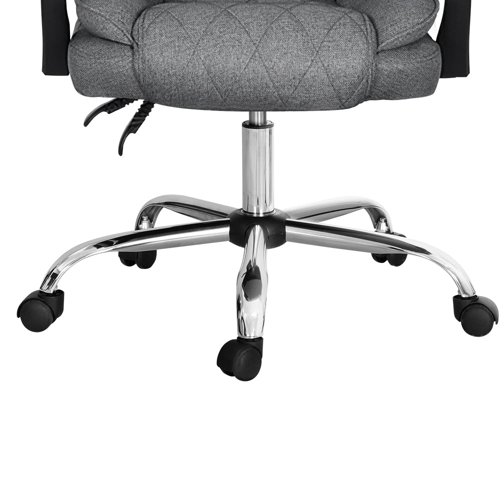Artiss Executive Office Chair Recliner Grey Artiss