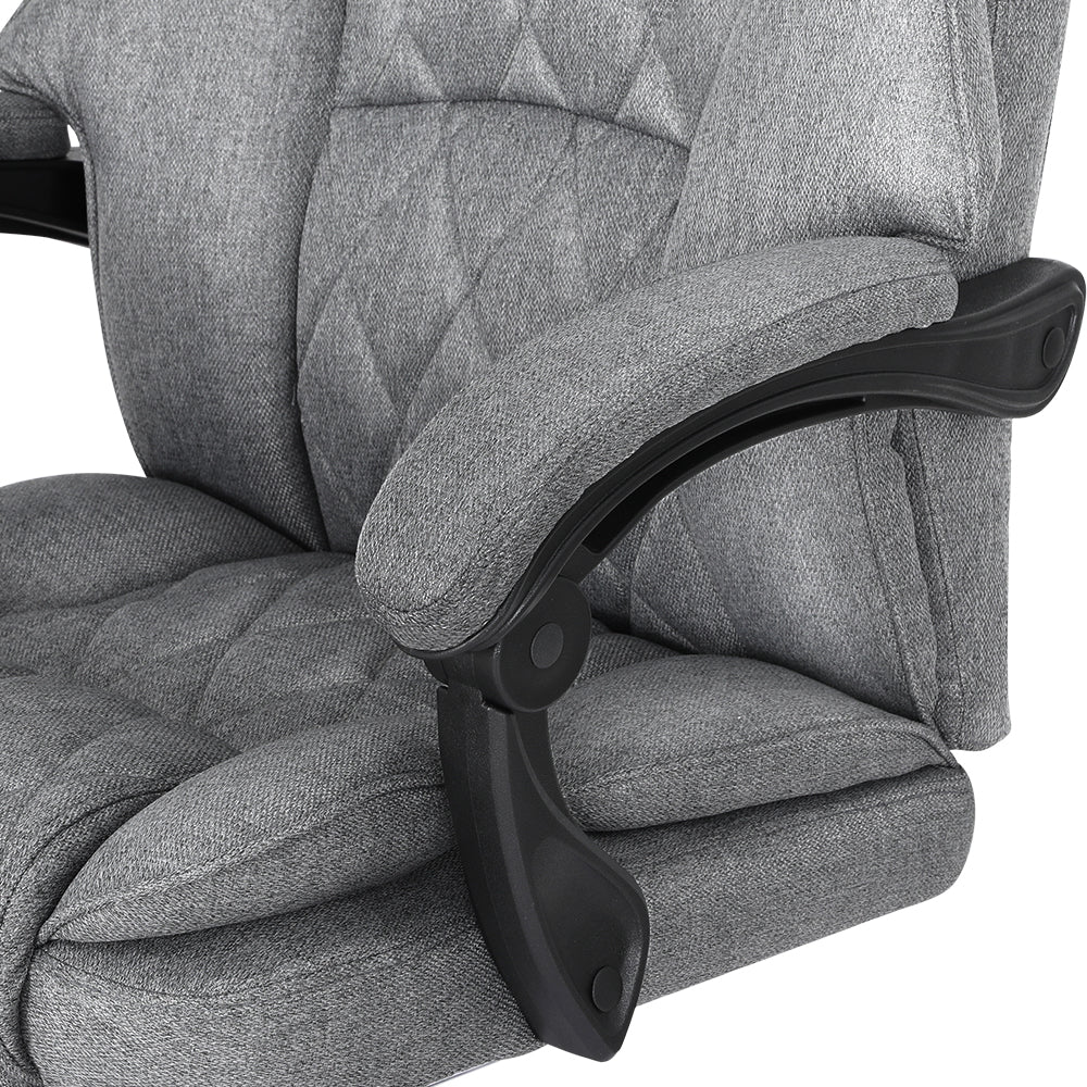 Artiss Executive Office Chair Recliner Grey Artiss