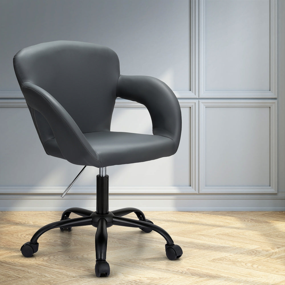 Artiss Office Chair Mid Back Grey Artiss