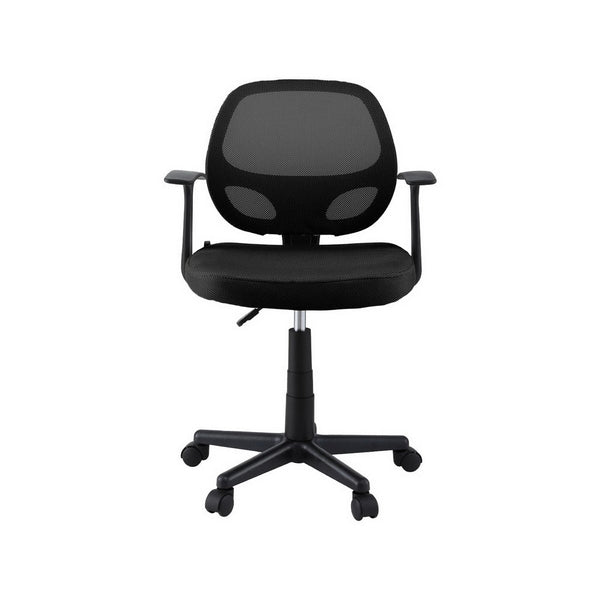 Artiss Mesh Office Chair Computer Gaming Desk Chairs Work Study Mid Back Black Artiss