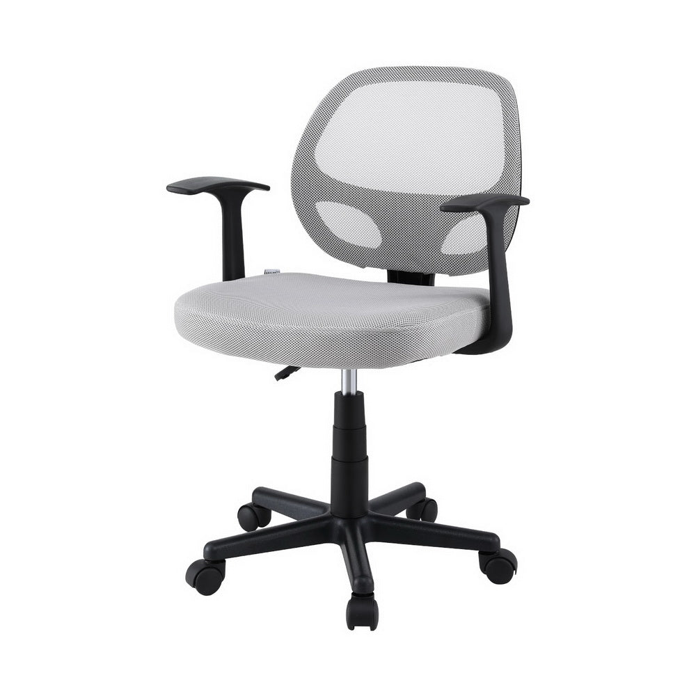 Artiss Mesh Office Chair Computer Gaming Desk Chairs Work Study Mid Back Grey Artiss
