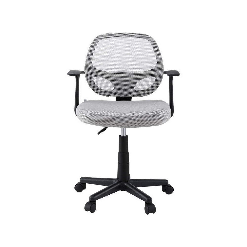 Artiss Mesh Office Chair Computer Gaming Desk Chairs Work Study Mid Back Grey Artiss
