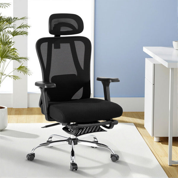 Artiss Ergonomic Mesh Office Chair Black Artiss