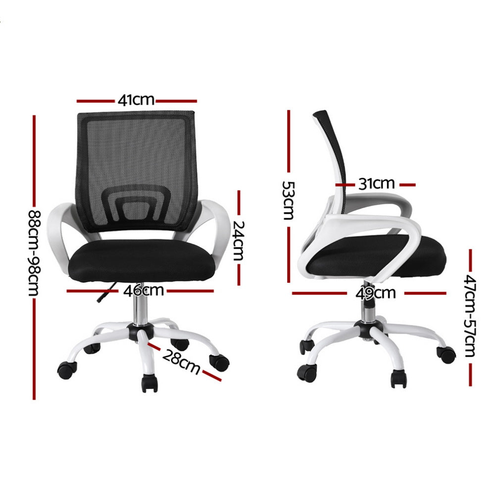Artiss Office Chair Mesh Computer Gaming Desk Chairs Work Study Mid Back Artiss