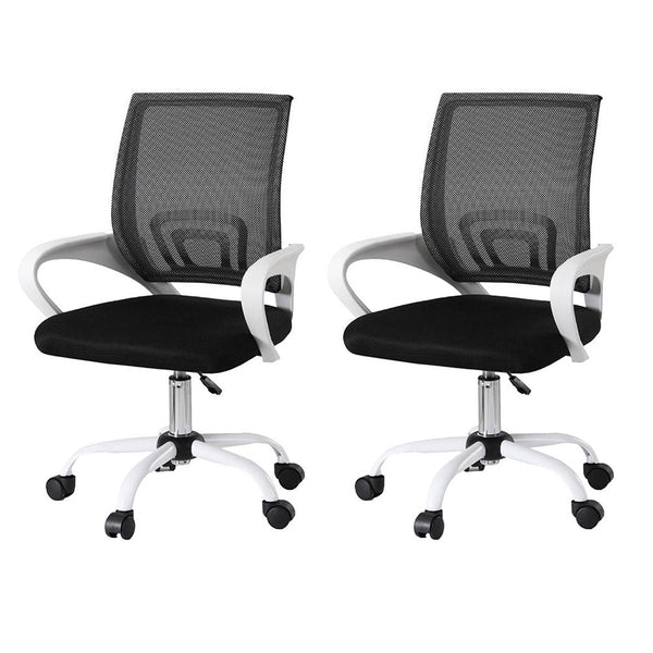Artiss 2x Office Chair Mesh Computer Gaming Desk Chairs Work Study Mid Back Artiss