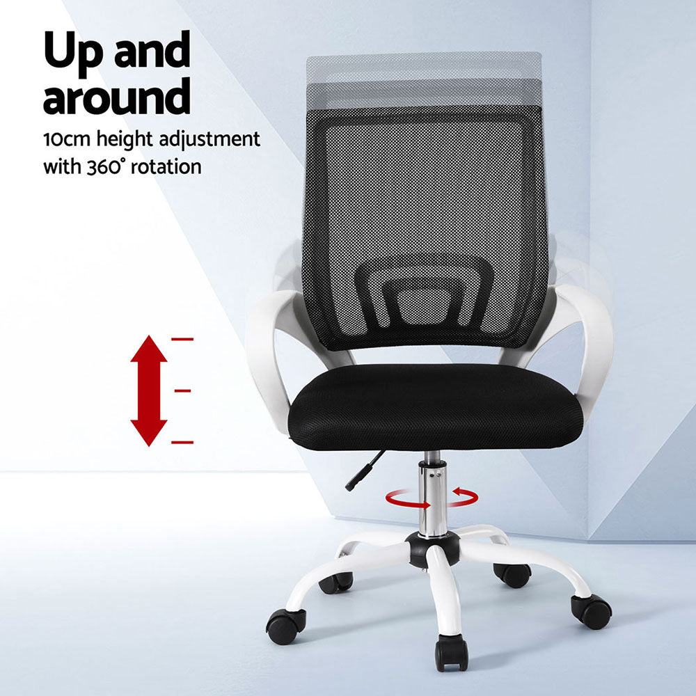 Artiss 2x Office Chair Mesh Computer Gaming Desk Chairs Work Study Mid Back Artiss