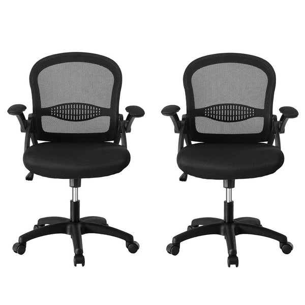 Artiss 2x Mesh Office Chair Computer Gaming Desk Chairs Work Study Mid Back Artiss