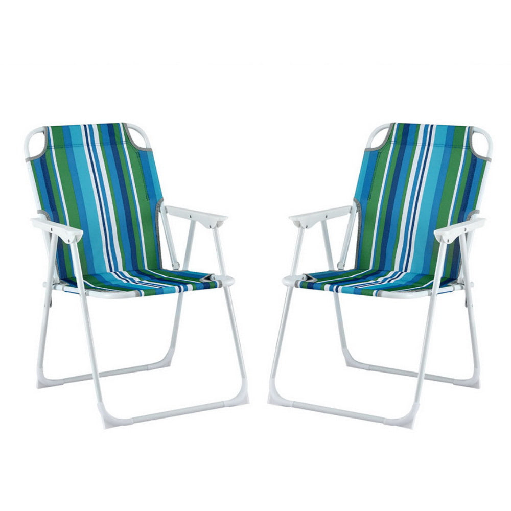 Gardeon Outdoor Chairs Folding Camping Chair Steel Portable Patio Furniture Awezingly