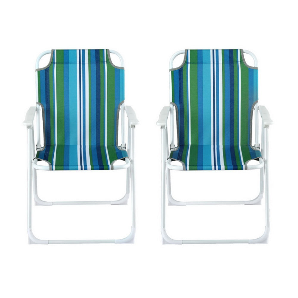 Gardeon Outdoor Chairs Folding Camping Chair Steel Portable Patio Furniture Awezingly