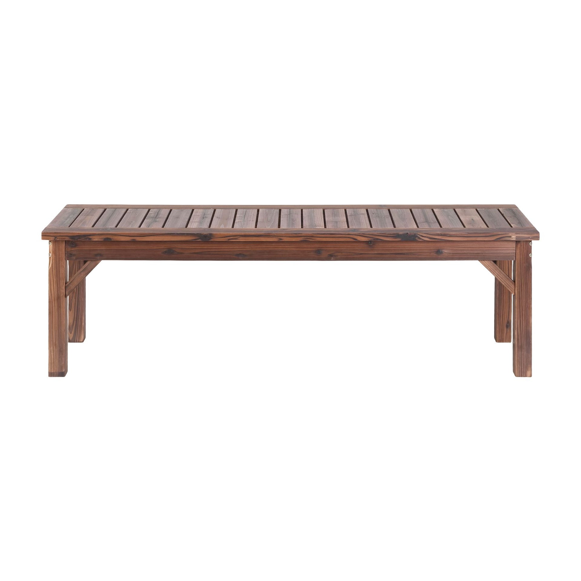 Gardeon Garden Benches Garden Seating Backless Timber Seat 150cm Brown Awezingly