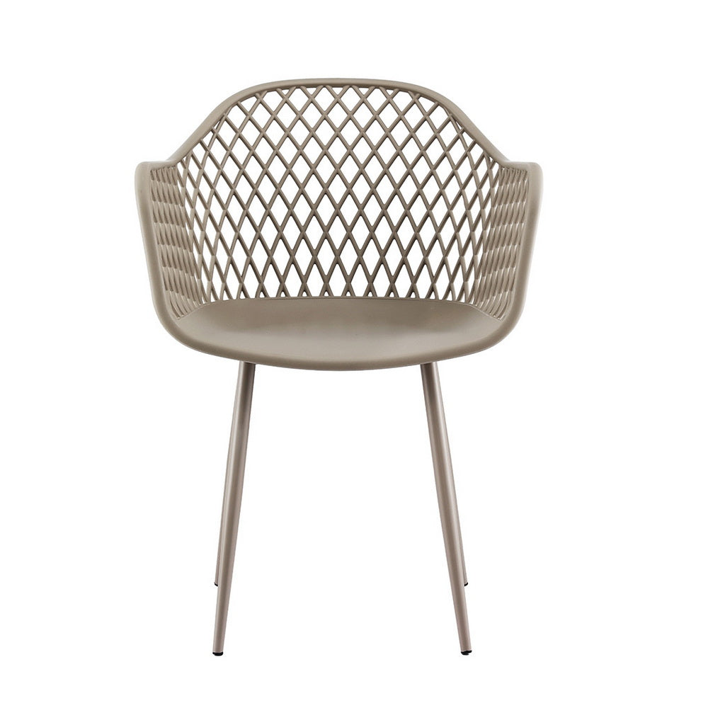 Gardeon 4PC Outdoor Dining Chairs PP Lounge Chair Patio Furniture Garden Coffee Gardeon