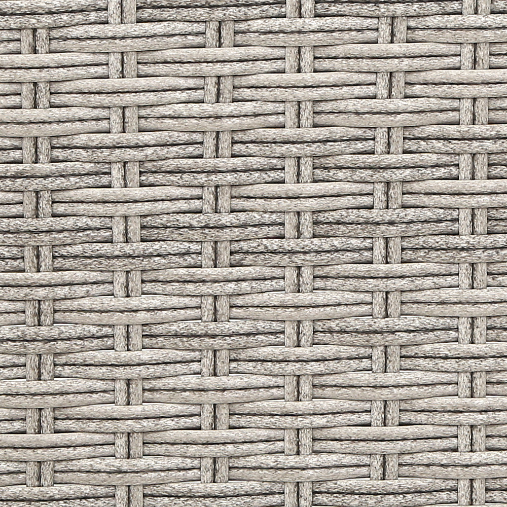 Gardeon 3PC Recliner Chairs Table Sun lounge Outdoor Furniture Wicker Adjustable Grey Gardeon