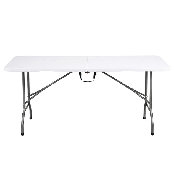 Gardeon 180cm Folding Table Portable Fold-in-Half with Handle Camping Picnic Gardeon