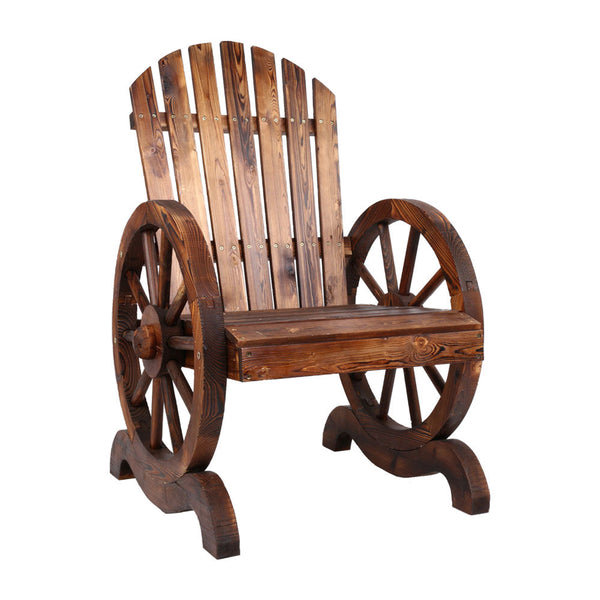 Gardeon Wooden Wagon Chair Outdoor Gardeon