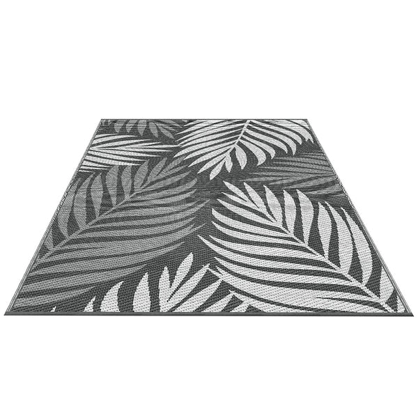 Gardeon Outdoor Rugs 152x244cm Large Carpet Reversible Area Mat PP Dual-Sided Patio Rug Leaf Gardeon