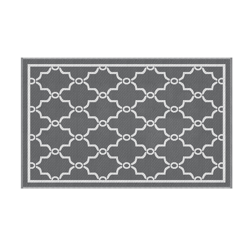 Gardeon Outdoor Rugs 152x244cm Large Carpet Reversible Area Mat PP Dual-Sided Patio Rug Maroc Gardeon