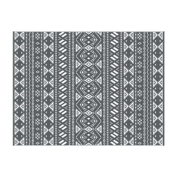 Gardeon Outdoor Rugs 274x366cm Large Carpet Reversible Area Mat PP Dual-Sided Patio Rug Bohemian Awezingly