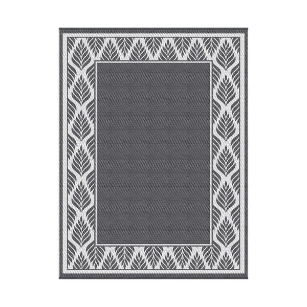 Gardeon Outdoor Rugs 274x366cm Large Carpet Reversible PP Dual-Sided Area Mat Patio Rug Grey Awezingly