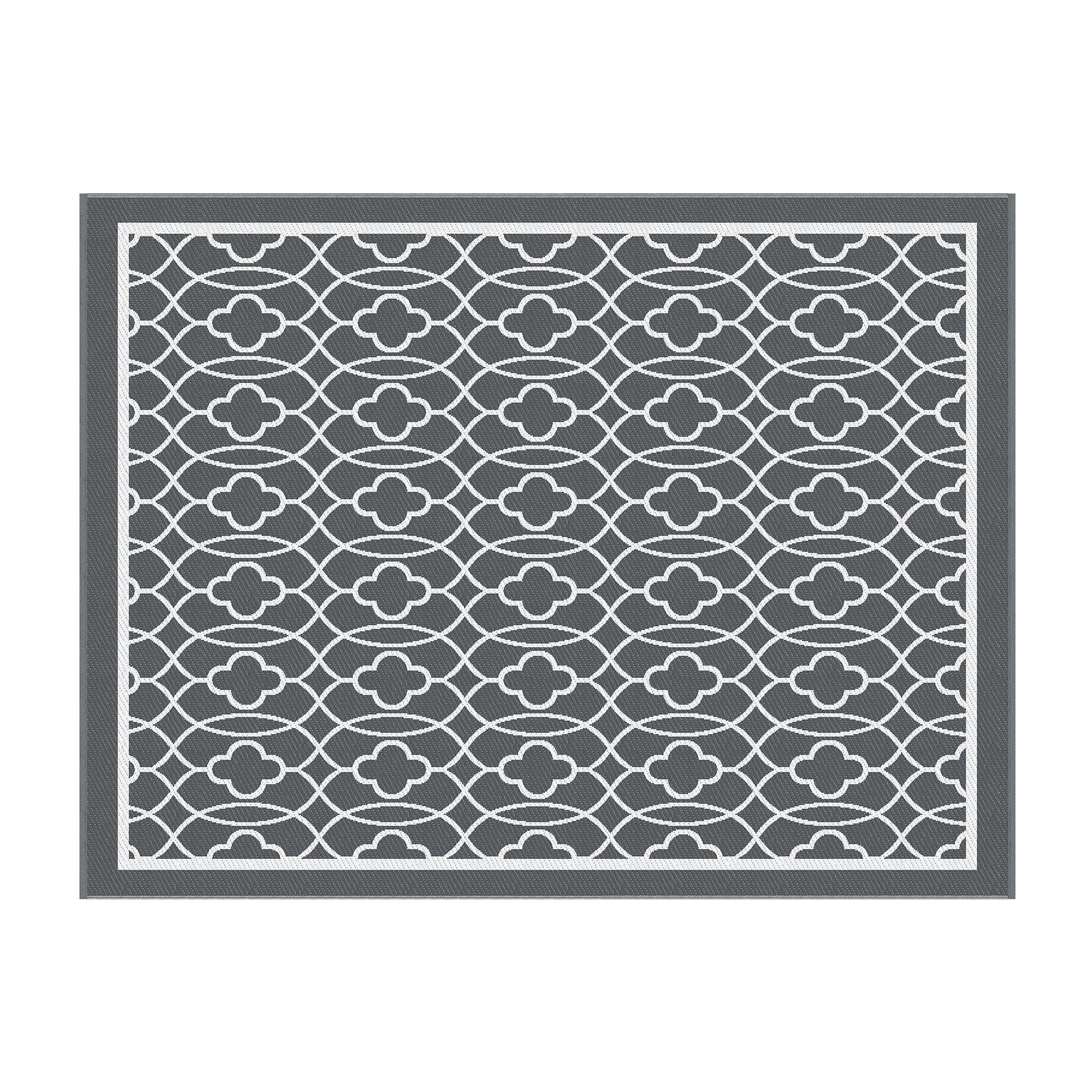 Gardeon Outdoor Rugs 274x366cm Large Carpet Reversible Area Mat PP Dual-Sided Patio Rug Awezingly