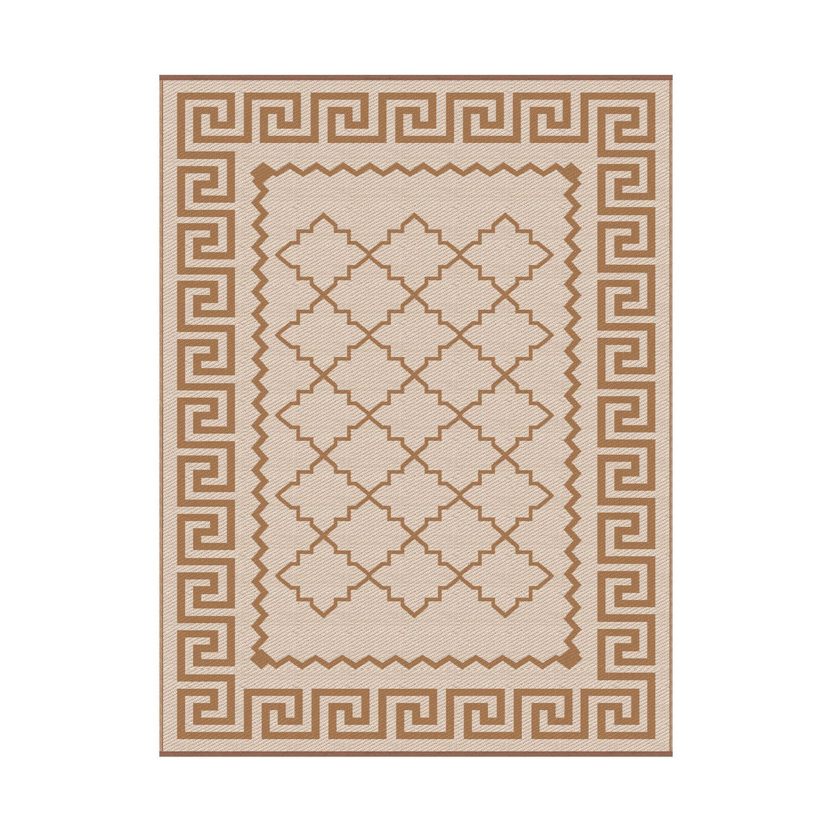Gardeon Outdoor Rugs 274x366cm Large Carpet Reversible PP Dual-Sided Area Mat Patio Rug Khaki Awezingly