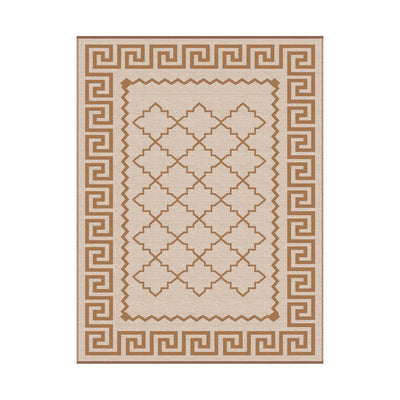Gardeon Outdoor Rugs 274x366cm Large Carpet Reversible PP Dual-Sided Area Mat Patio Rug Khaki
