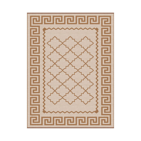 Gardeon Outdoor Rugs 274x366cm Large Carpet Reversible PP Dual-Sided Area Mat Patio Rug Khaki Awezingly