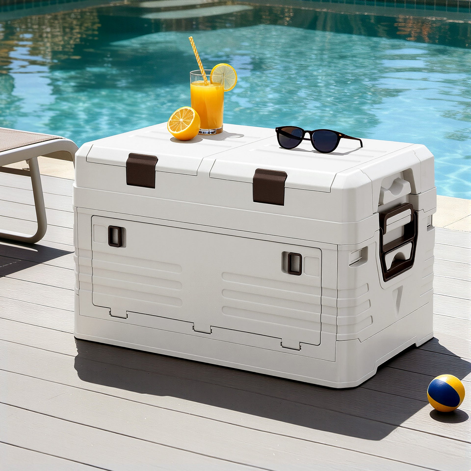 Gardeon 40L Outdoor Storage Box Foldable Camping Collapsible Bins Organizer Awezingly