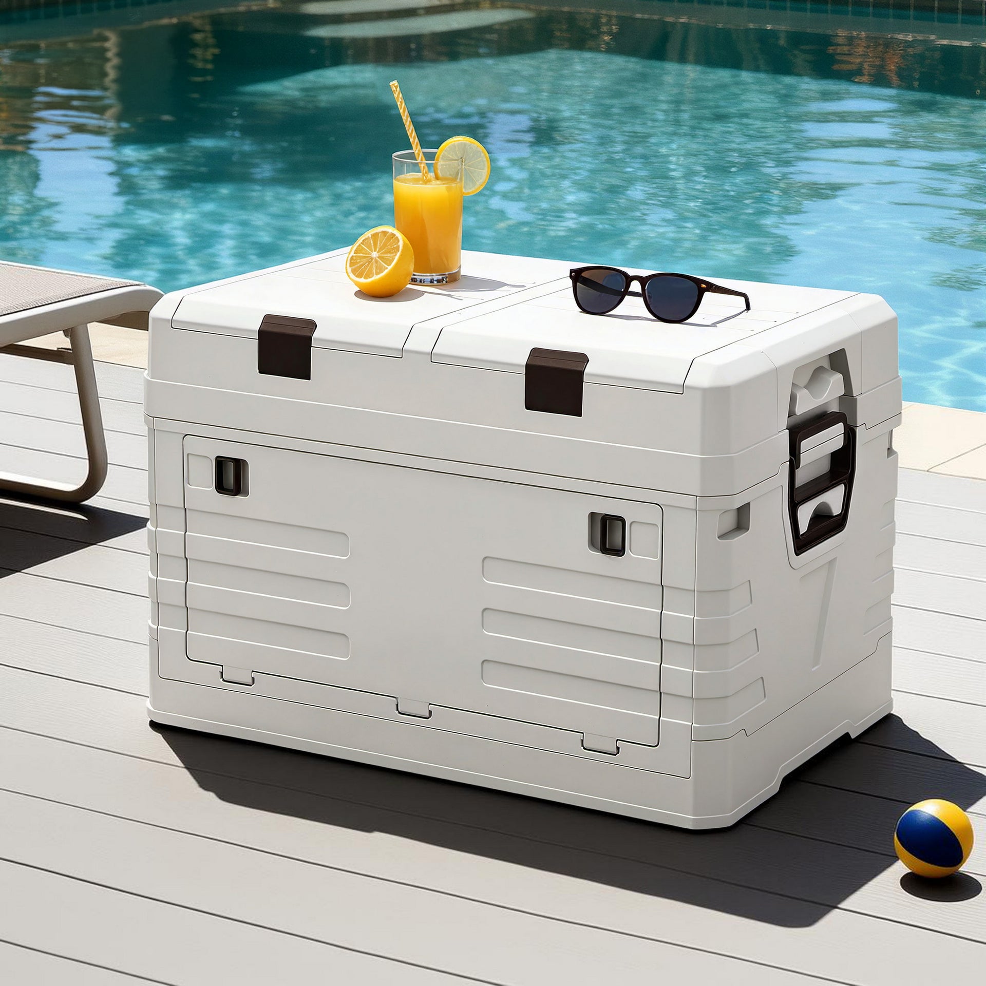 Gardeon 60L Outdoor Storage Box Foldable Camping Collapsible Bins Organizer Awezingly