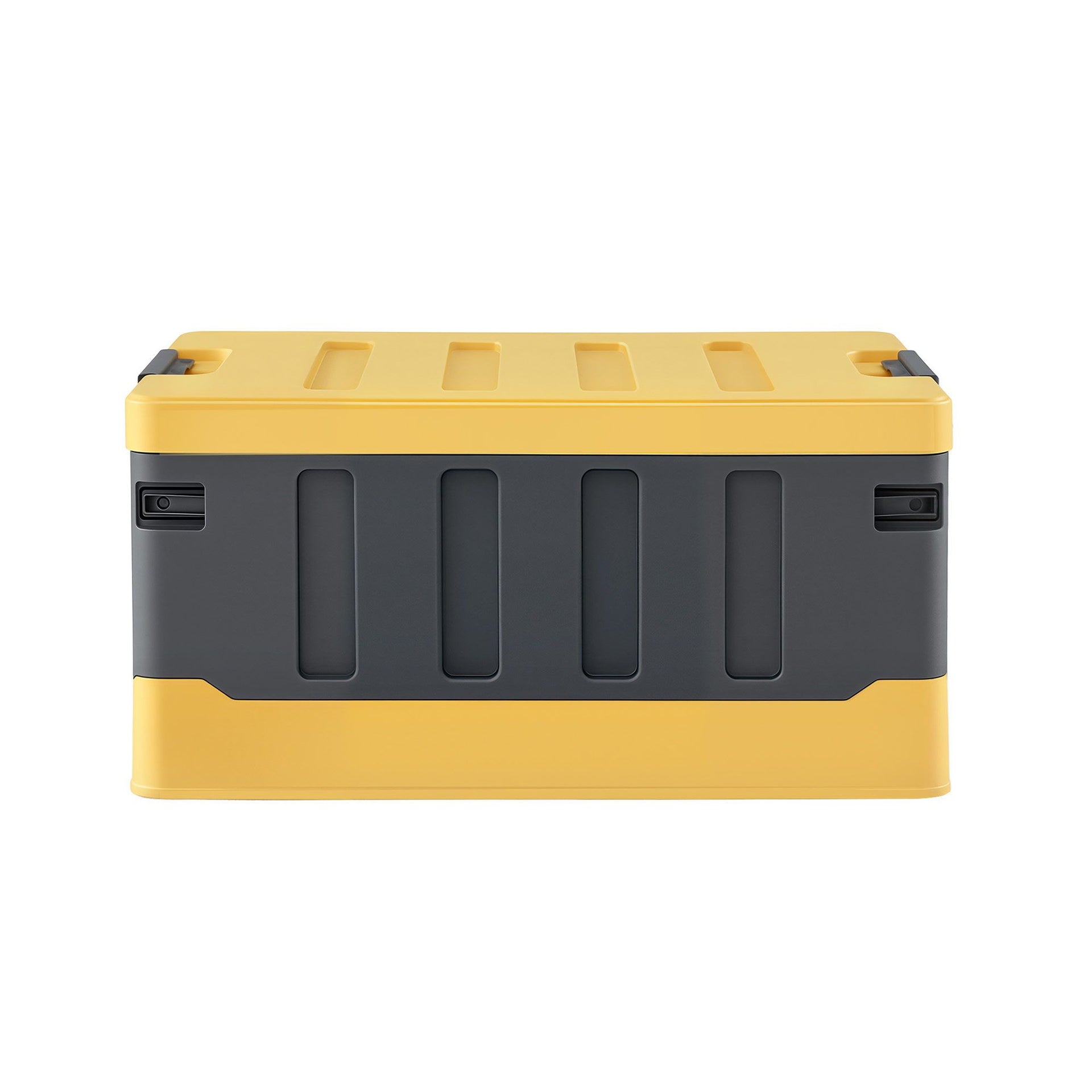 Gardeon Collapsible Outdoor Storage Box 60L Stackable Folding Camping Organizer Yellow Gardeon