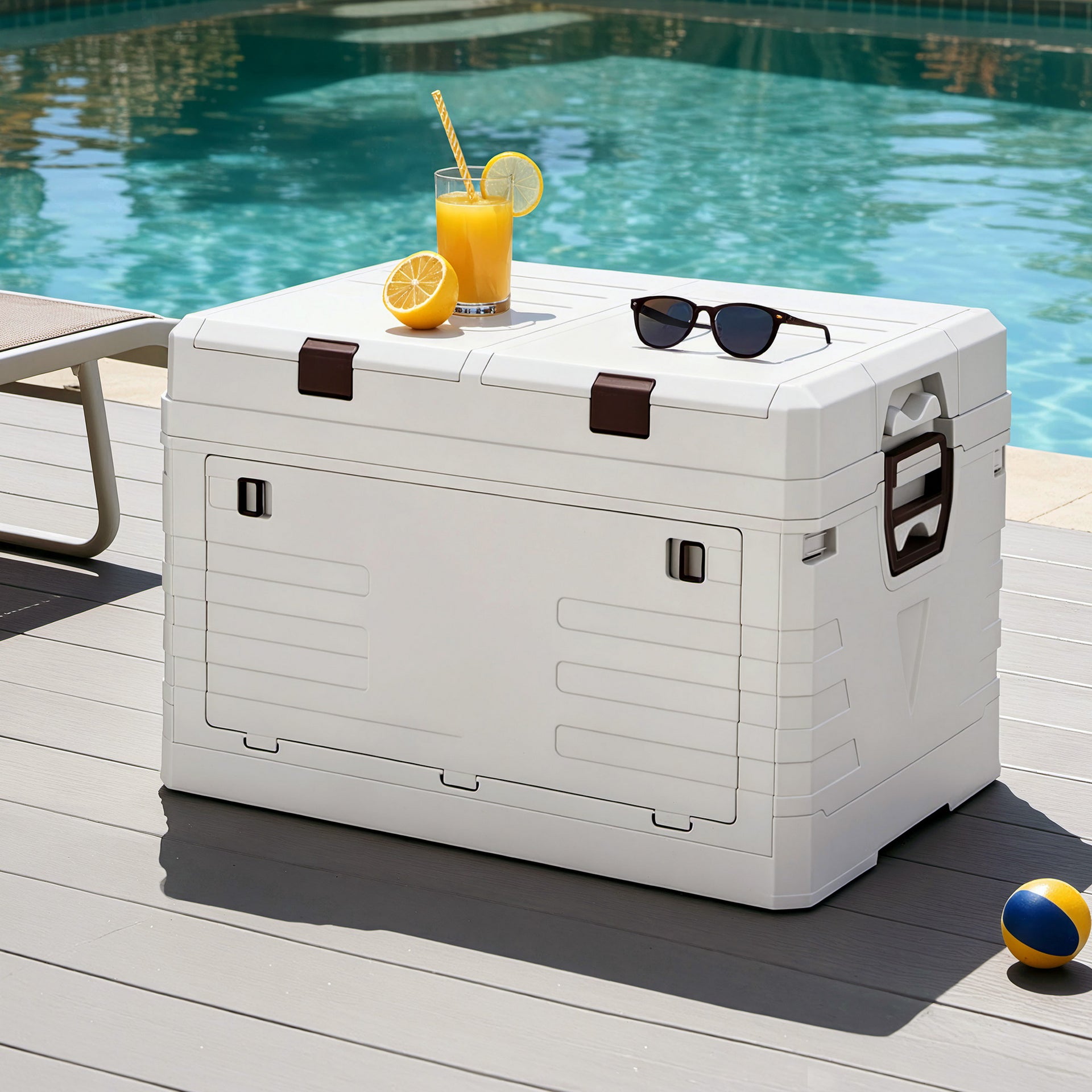 Gardeon 80L Outdoor Storage Box Foldable Camping Collapsible Bins Organizer Awezingly