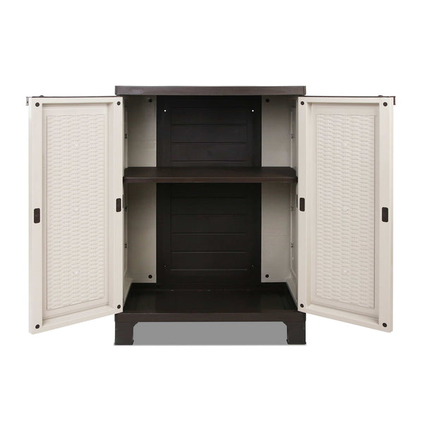 Gardeon Outdoor Storage Cabinet Cupboard Lockable Garage 92cm Gardeon