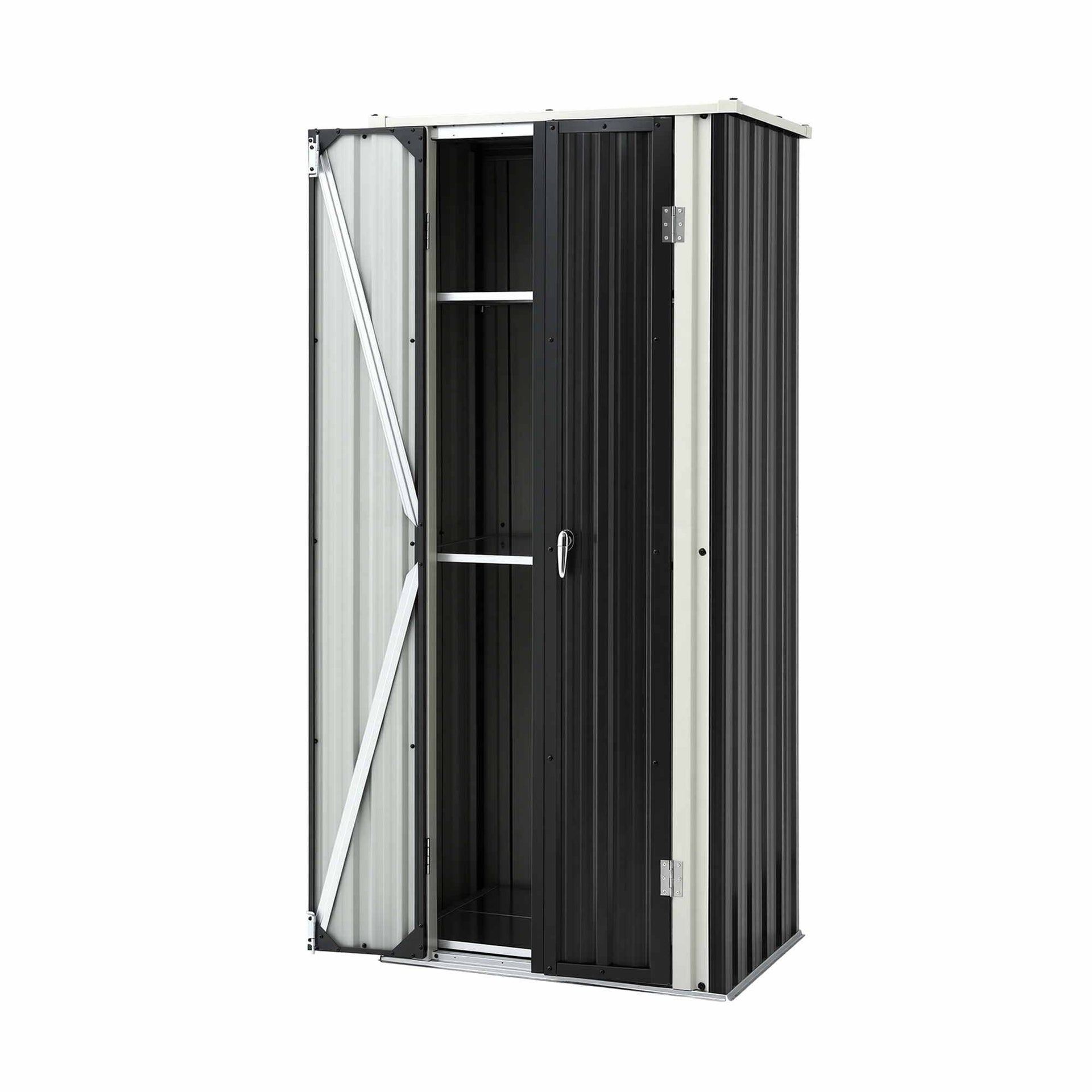 Gardeon Outdoor Storage Cabinet Garden Shed Tool Lockable Cupboard Steel Adjustable Shelves Gardeon