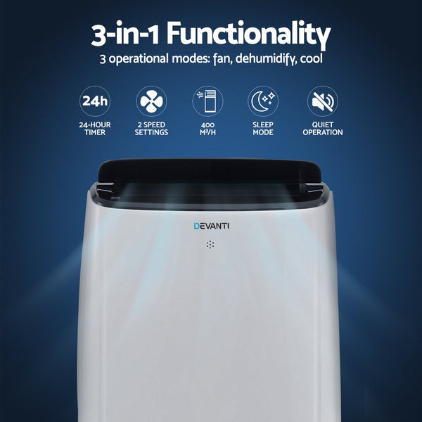 Devanti Portable Air Conditioner WiFi 7000BTU Devanti