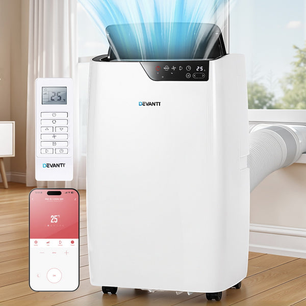 Devanti Portable Air Conditioner Dehumidifier Fan 12000BTU Awezingly