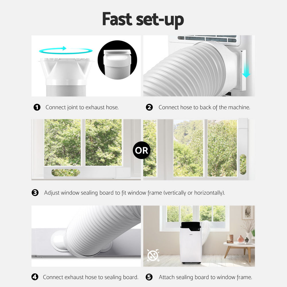 Devanti Portable Air Conditioner Dehumidifier Fan 12000BTU Awezingly