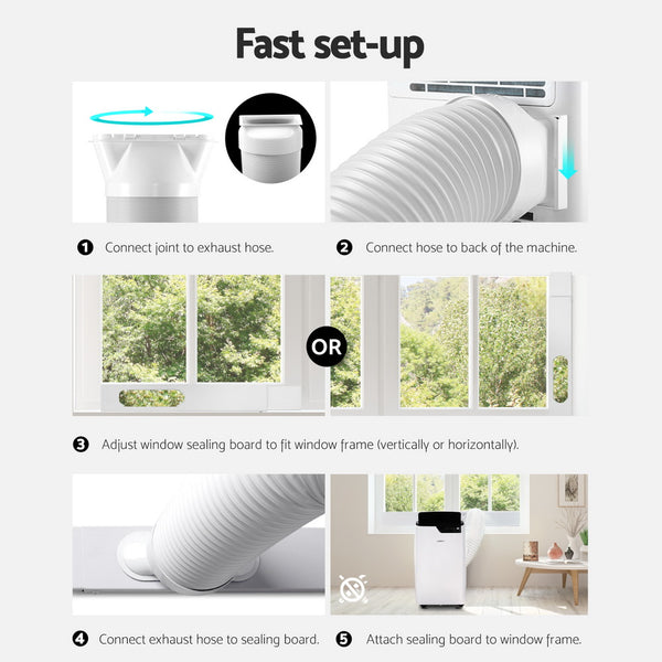 Devanti Portable Air Conditioner Dehumidifier Fan 12000BTU Awezingly