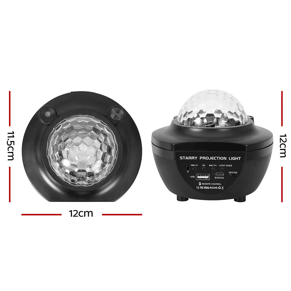 Gardeon Projector Party Night Light LED Galaxy Starry Sky Ocean Star Lamp Music Gardeon