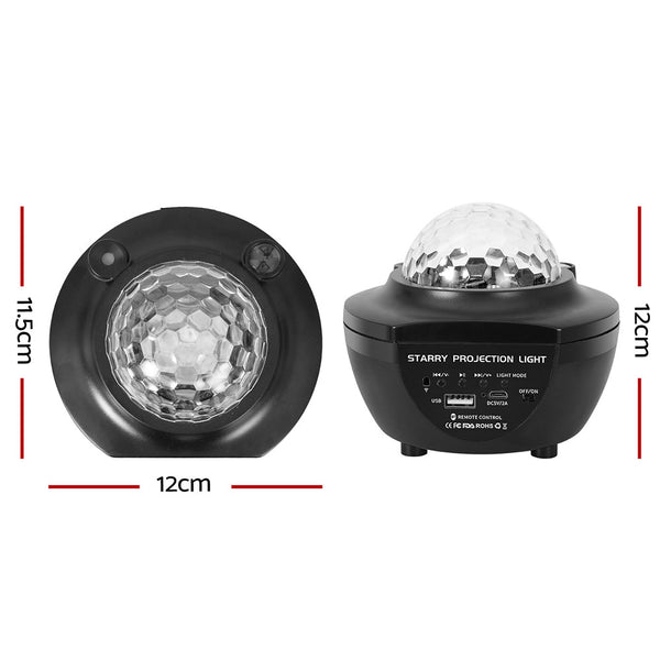 Gardeon Projector Party Night Light LED Galaxy Starry Sky Ocean Star Lamp Music Gardeon