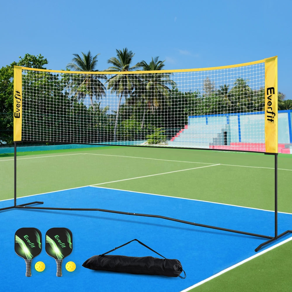 Everfit 10ft Portable Pickle Ball Net Adjustable Multi-Sport for Badminton Tennis Pickleball Volleyball Everfit