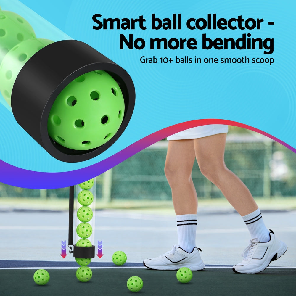 Everfit 12PC Pickleball Collector Set Multi-Ball Retriever Portable Storage Adjustable Strap Everfit