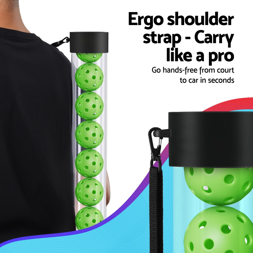 Everfit 12PC Pickleball Collector Set Multi-Ball Retriever Portable Storage Adjustable Strap Everfit