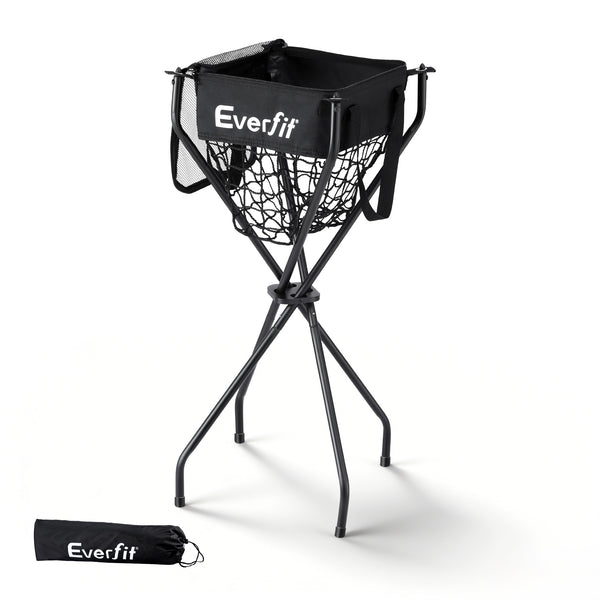Everfit Portable Ball Cart Foldable Pickleball Tennis Baseball Softball Awezingly
