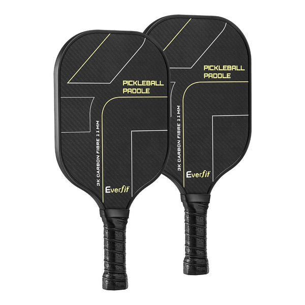 Everfit 2PCS Pickleball Paddles Set Outdoor Pickle Balls Rackets with Cover Bag Training Everfit
