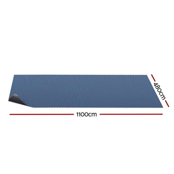 Aqua Buddy Pool Cover 600 Micron 11x4.8m Swimming Pool Solar Blanket Blue Black Awezingly